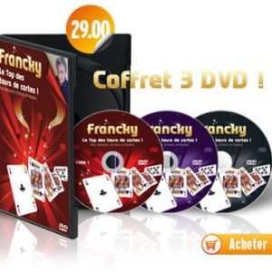 Coffret 3 DVD :<br> Le top des tours de cartes !